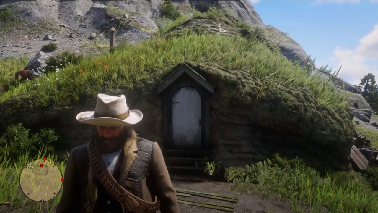 RDR2 HOBBIT HOUSE (Mysterious Hill House)