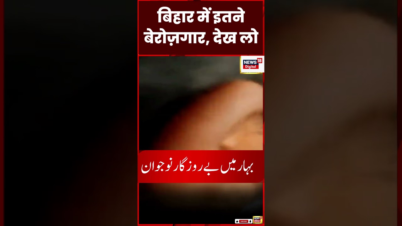 Watch : Unemployed youth in Bihar | Nitish Kumar | Bihar | Youth | Shorts | JDU | RJD | News18 Urdu