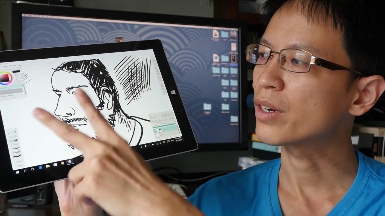 Drawing with Mischief with Surface 3 & Pen