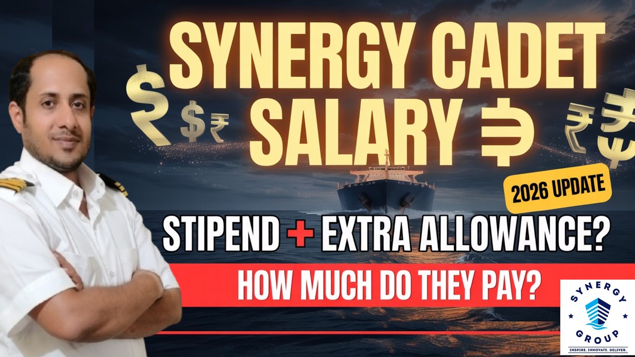 SYNERGY Deck Cadet Salary | 2026 Updated