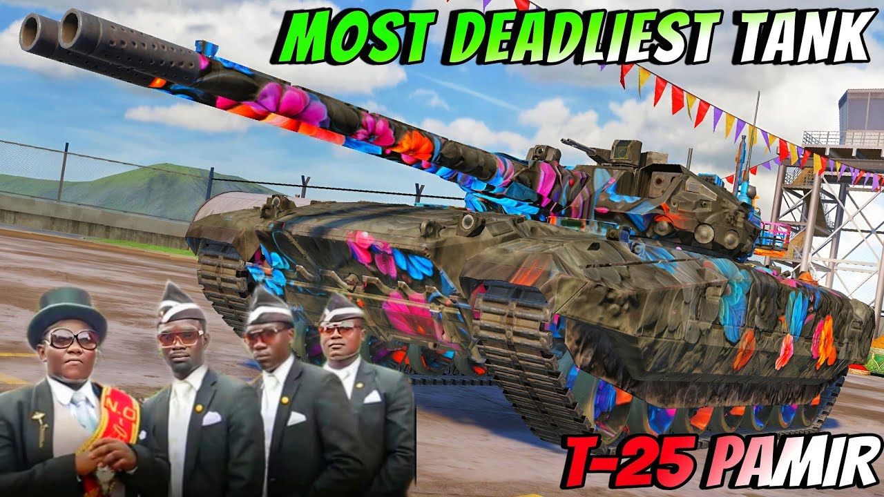 T-25 PAMIR - Tier 4 Most Deadliest Tank 🔥 MWT :  TANK BATTLES 