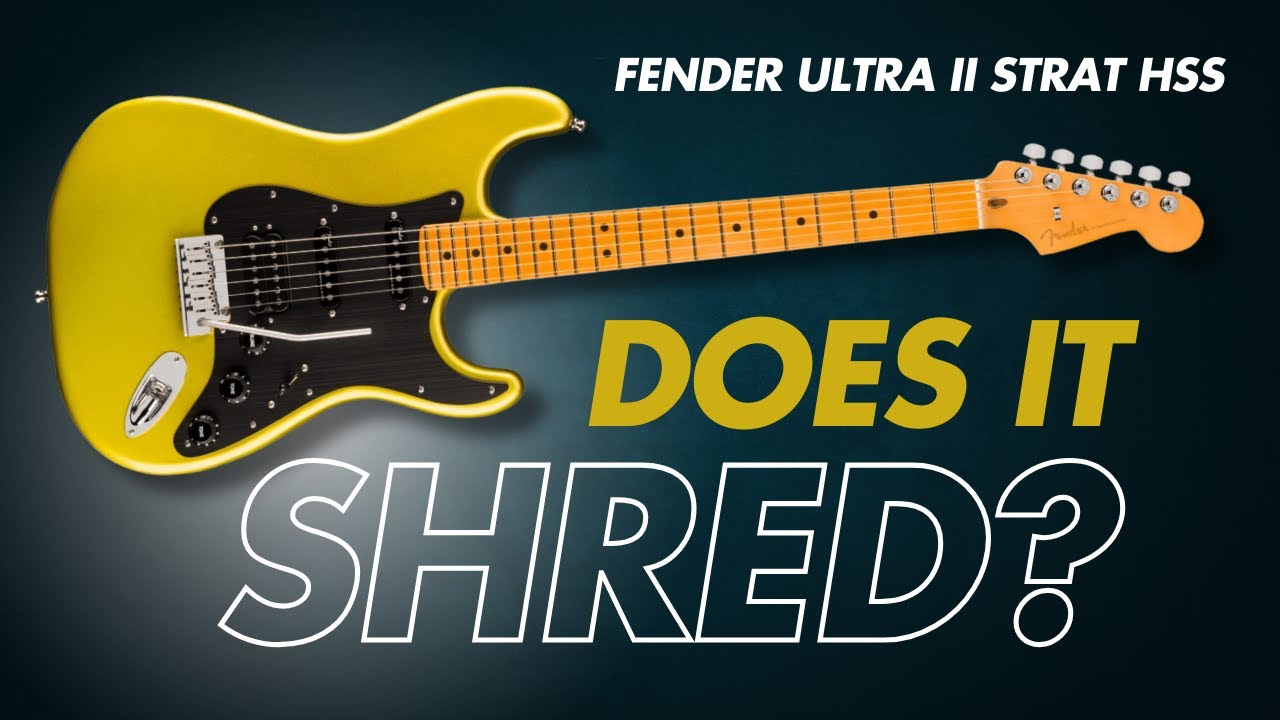 Fender American Ultra II Strat HSS - Does it Shred?