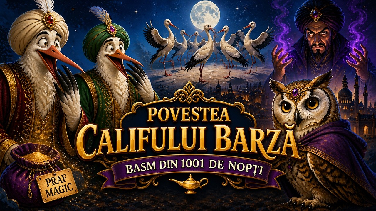 Povestea Califului Barză (basm din 1001 de nopti) | Colectia de basme si povesti🎧📖💖