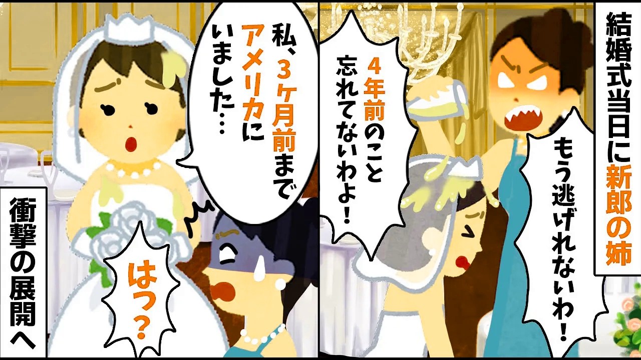 結婚式当日、面識のない新郎の姉「逃亡者め！やっと見つけたわ」→義両親以外は初対面だと告げると…【2ch修羅場スレ・ゆっくり解説】【総集編】