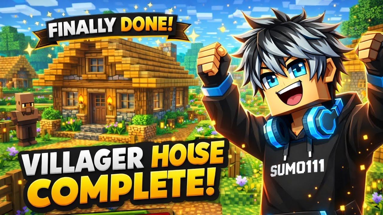 FINALLY THE VILLAGE IS READY for the villagers