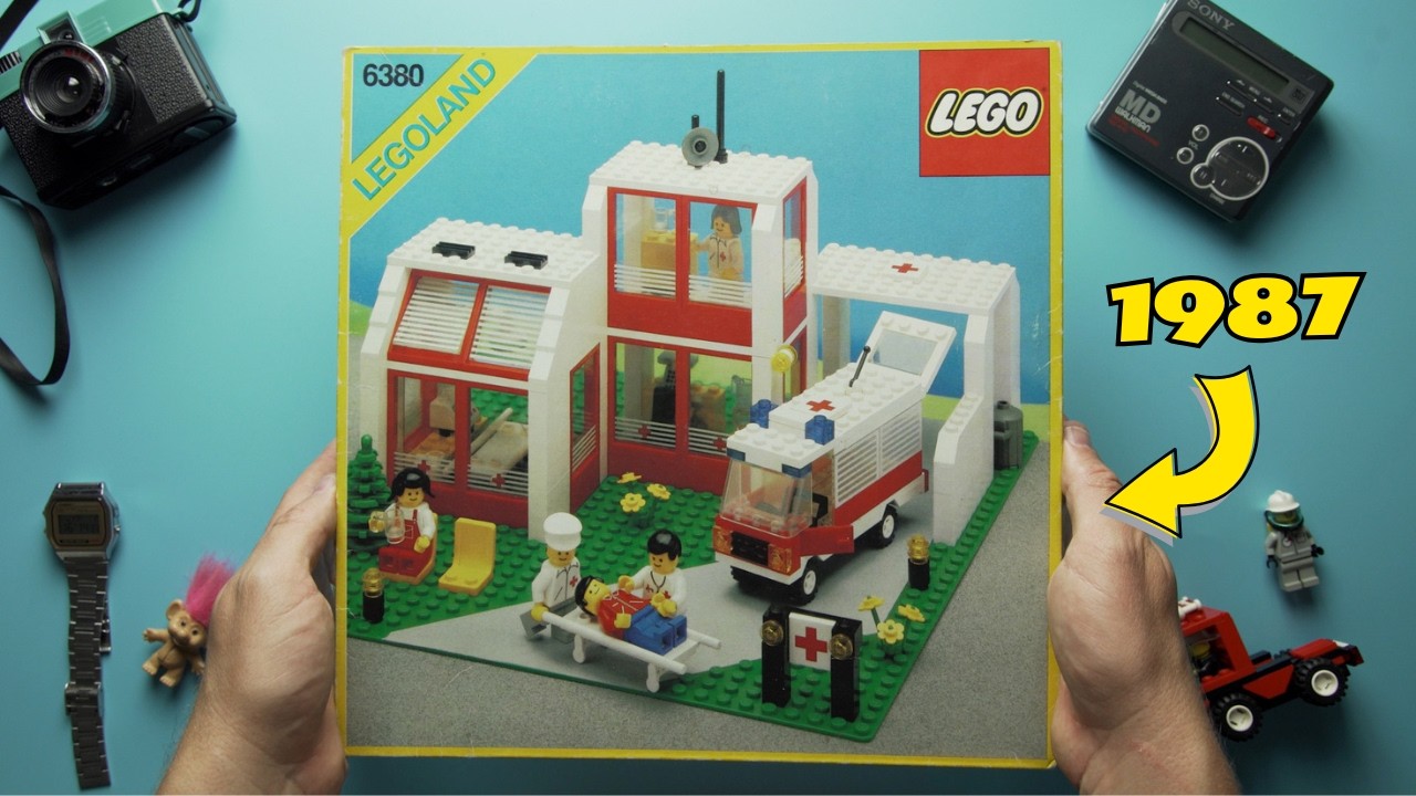 I Build My OLDEST LEGO set - 6380- Emergency Treatment Center
