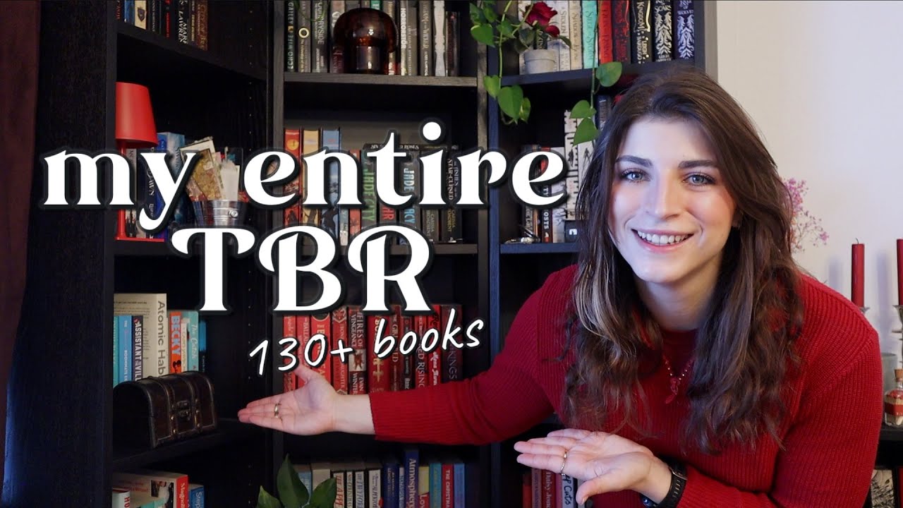 My Entire Physical TBR // all my unread books 📚
