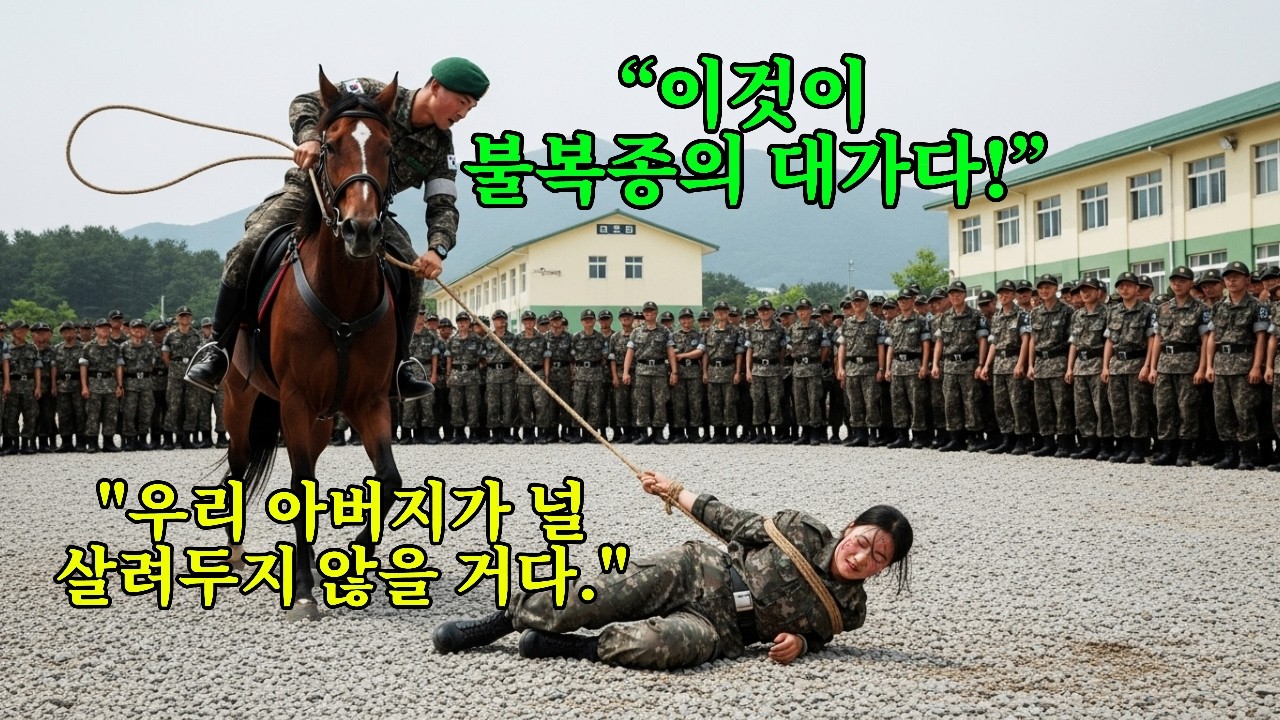 상사는 자신이 말채찍으로 고문한 여군 신병의 아버지가, 바로 대한민국 군 서열 1위 합참의장이라는 사실을 꿈에도 몰랐다