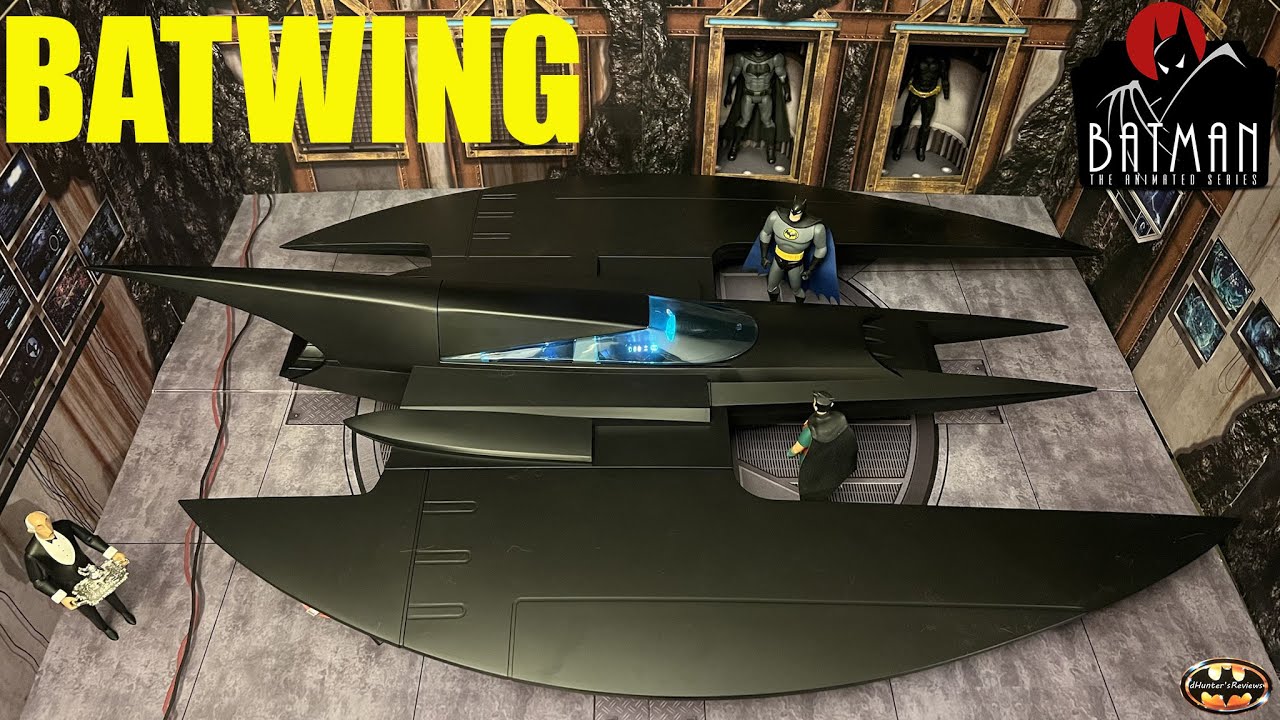 McFarlane's DC Direct BTAS Batwing Batman The Animated Series Action Figure Vehicle Review