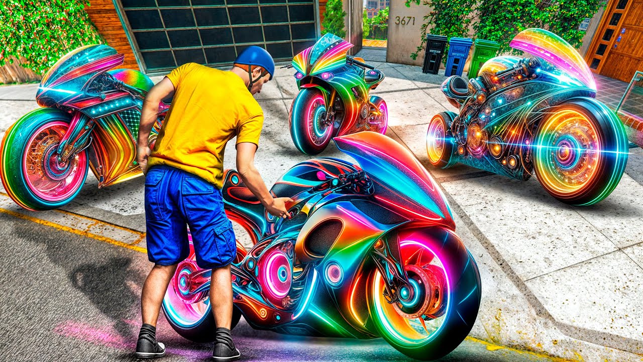 Collecting ENCHANTED SUPER BIKES In GTA 5!