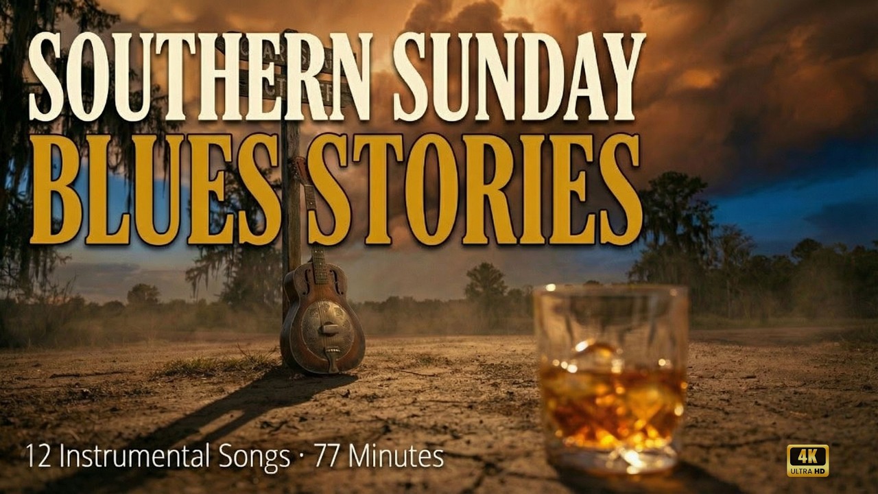 Southern Sunday Blues Stories 🎸 A 77-Minute Instrumental Journey | The Drifting Frequency