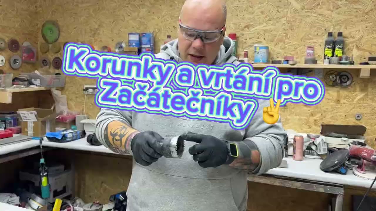 Korunky a vrtání do obkladů pro začátečníky