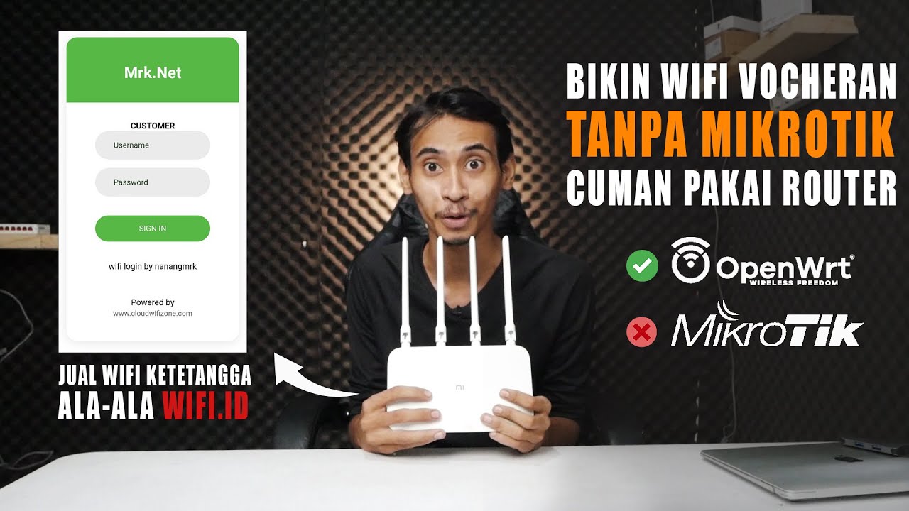 Cara Membuat Wifi Voucheran Tanpa Mikrotik, Dengan Router OpenWrt (Wifidog)