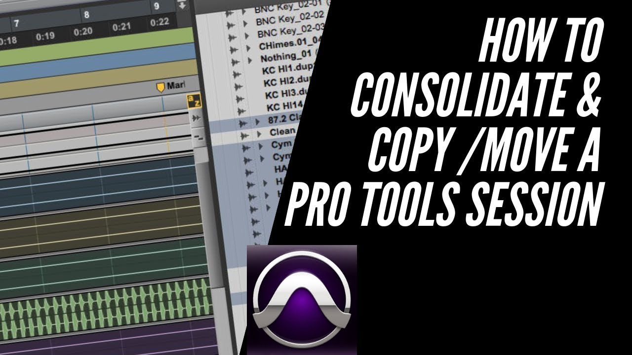 How To Consolidate & Move a Pro Tools Session