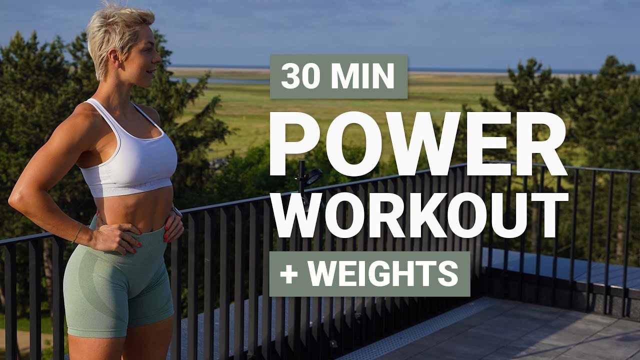 30 MIN POWER WORKOUT EMOM STYLE |&nbsp;with DB | Strength + Conditioning | + Weights | Full Body Workout