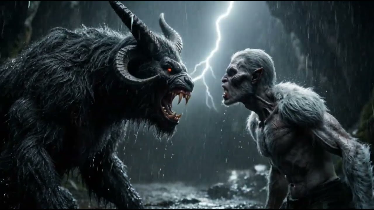 HUNT IN THE SHADOWS | Werewolf vs Genderuwo &mdash; Brutal Monster Fight (Cinematic Horror)