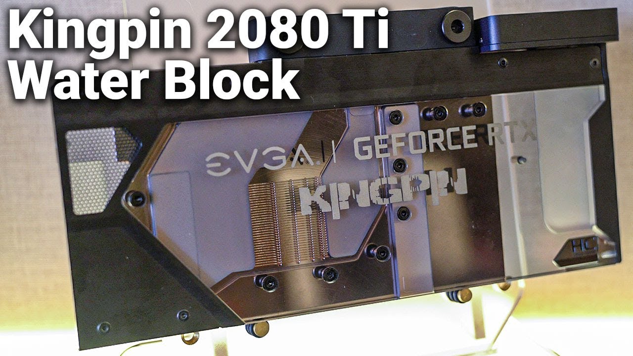 EVGA HUGE Motherboard + Kingpin 2080 Ti Water Block | Computex 2019