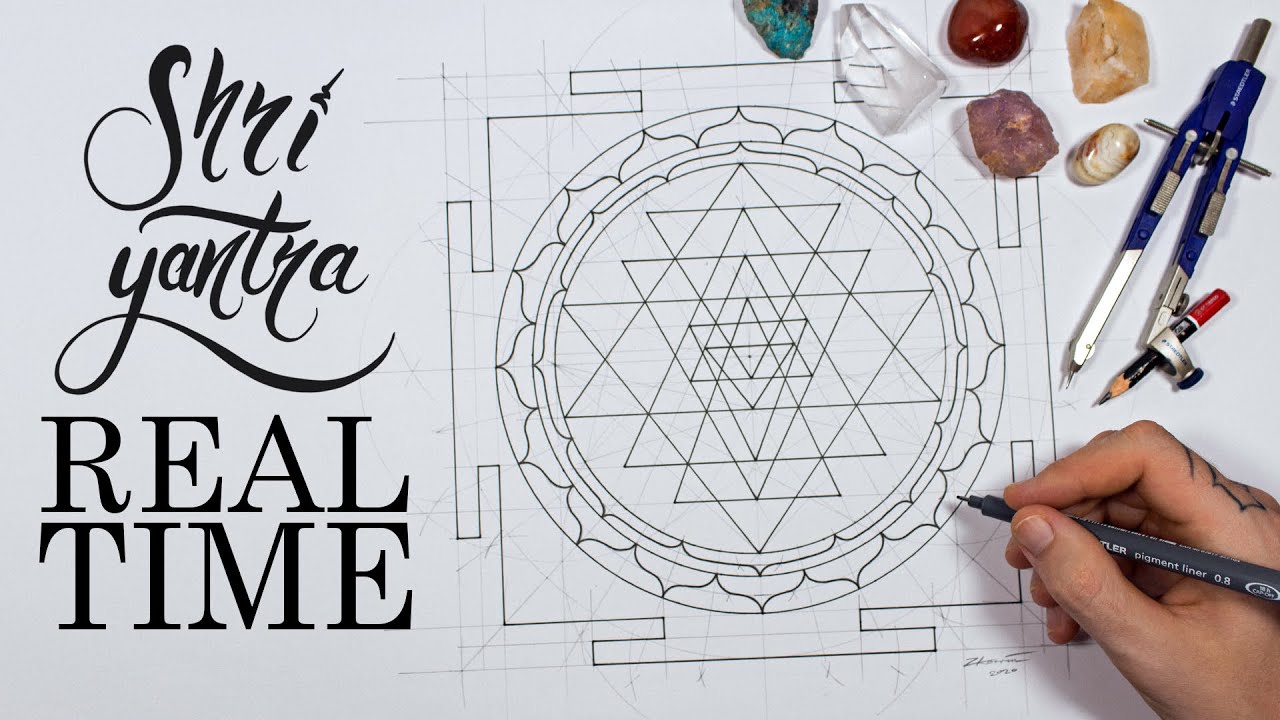 Drawing the Sri Yantra in Real Time