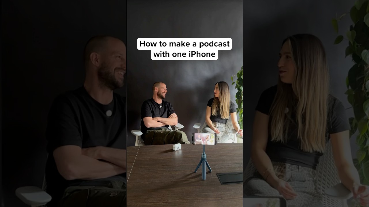 One iPhone podcast setup for beginners | Best way to record a podcast with one phone
