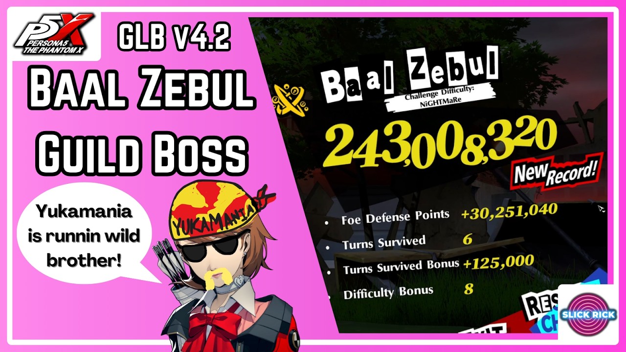 Baal Zebul Guild Boss Guide - Makoto & Yukari A0! Theurgy Mania | P5X Global v4.2