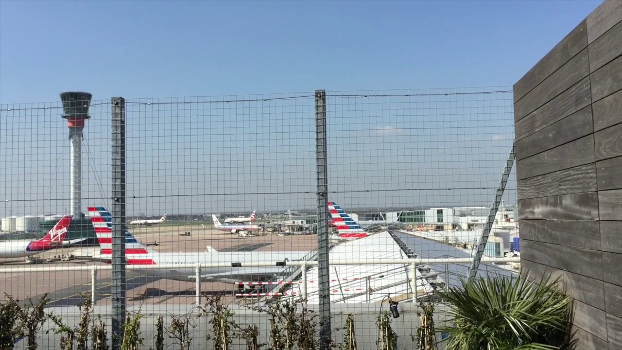 John Teng Films Virgin Atlantic's Upper Class Lounge at Heathrow Airport in England.