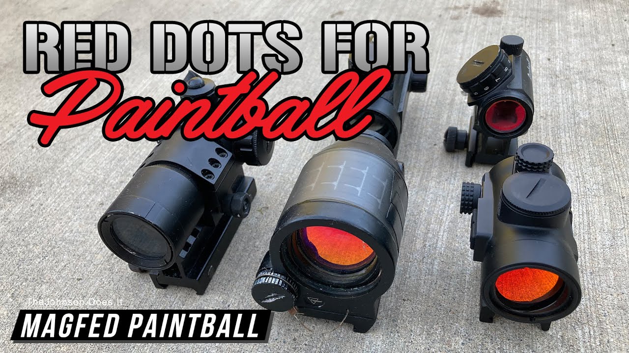 Red Dots for Paintball: Evolution of my Red Dot Setup