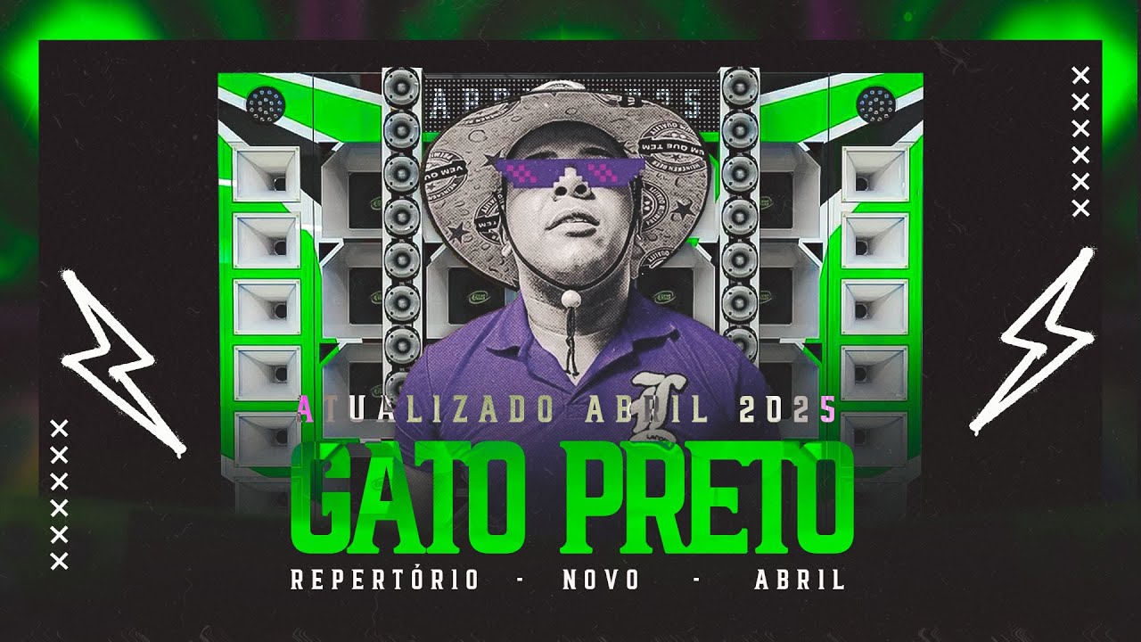 BONDE DO GATO PRETO | Atualizado Pra Paredão - Abril 2025 - RD7CDs