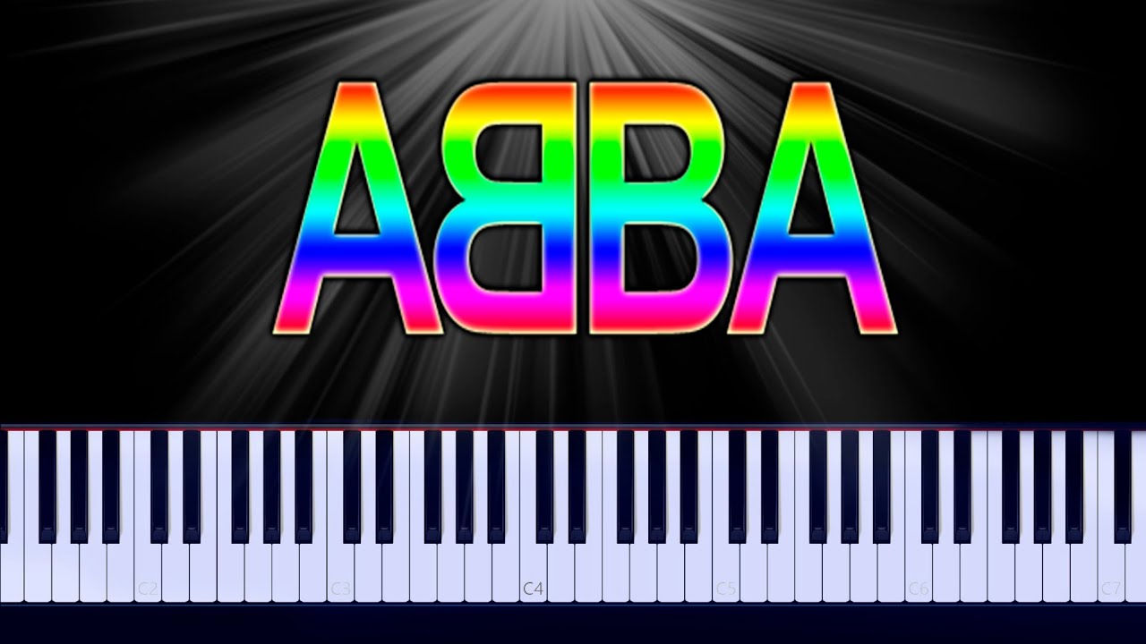 ABBA - The Name Of The Game Piano Tutorial