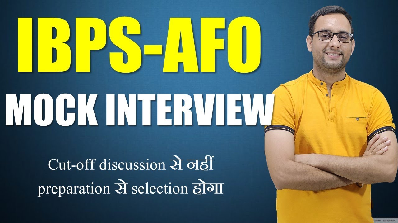 Mock Interview Session || Get ready for IBPS-AFO Interview ||