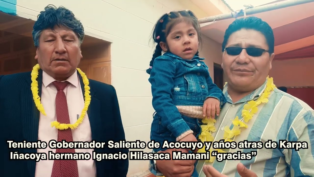 Thanta Puchu 2026 Teniente gobernador Ignacio Hilasaca Mamani