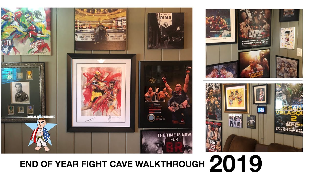 End of 2019 Fight Cave UFC & Boxing Collection (Mancave) walkthrough