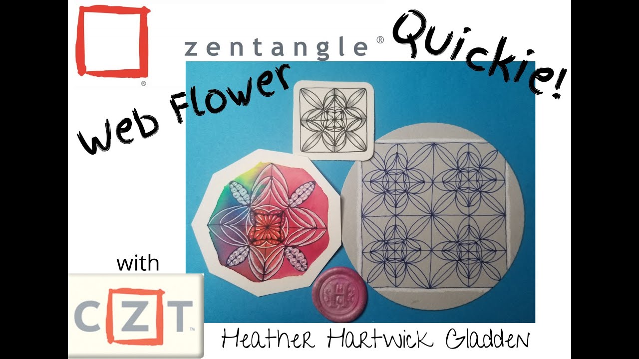 Web Flower | Zentangle® Quickie