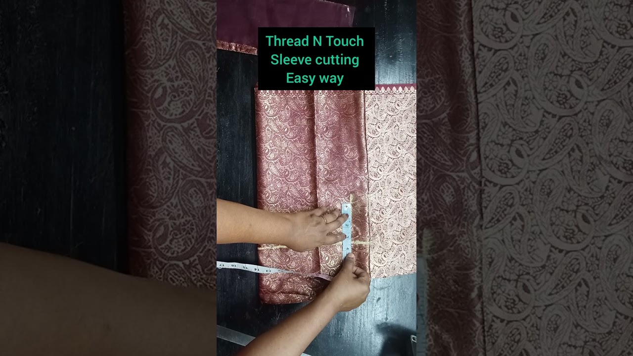 ടleeve Cut ചെയ്യാൻ അറിയാത്തവർക്ക് പ്രയോജനപ്പെടും# sleeve cutting # princess cut @ThreadNTouch ❤️🧿❤️