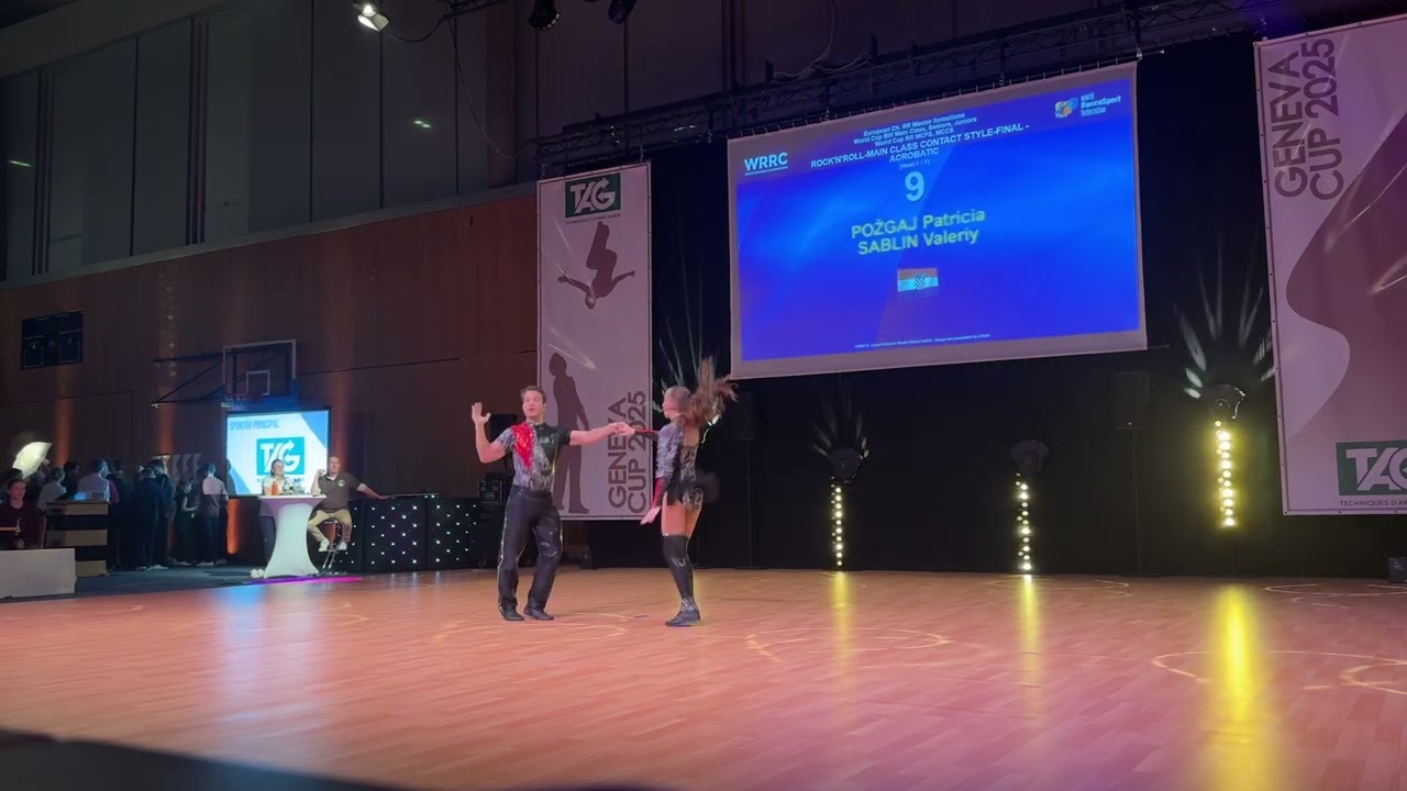 Final Acrobatic Rock n Roll Main Class Contact Style CRO VII place POZGAJ Patricia  SABLIN Valeriy