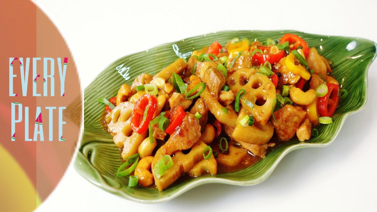 LOTUS ROOT AND PORK STIR-FRY RECIPE | TASTY LOTUS ROOT RECIPE EVERY PLate