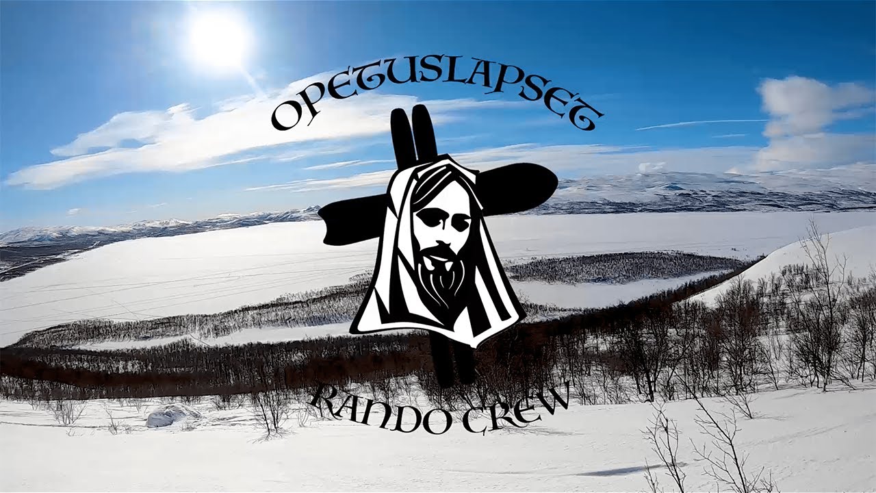 Backcountry snowboarding in Kilpisj&auml;rvi, Finland