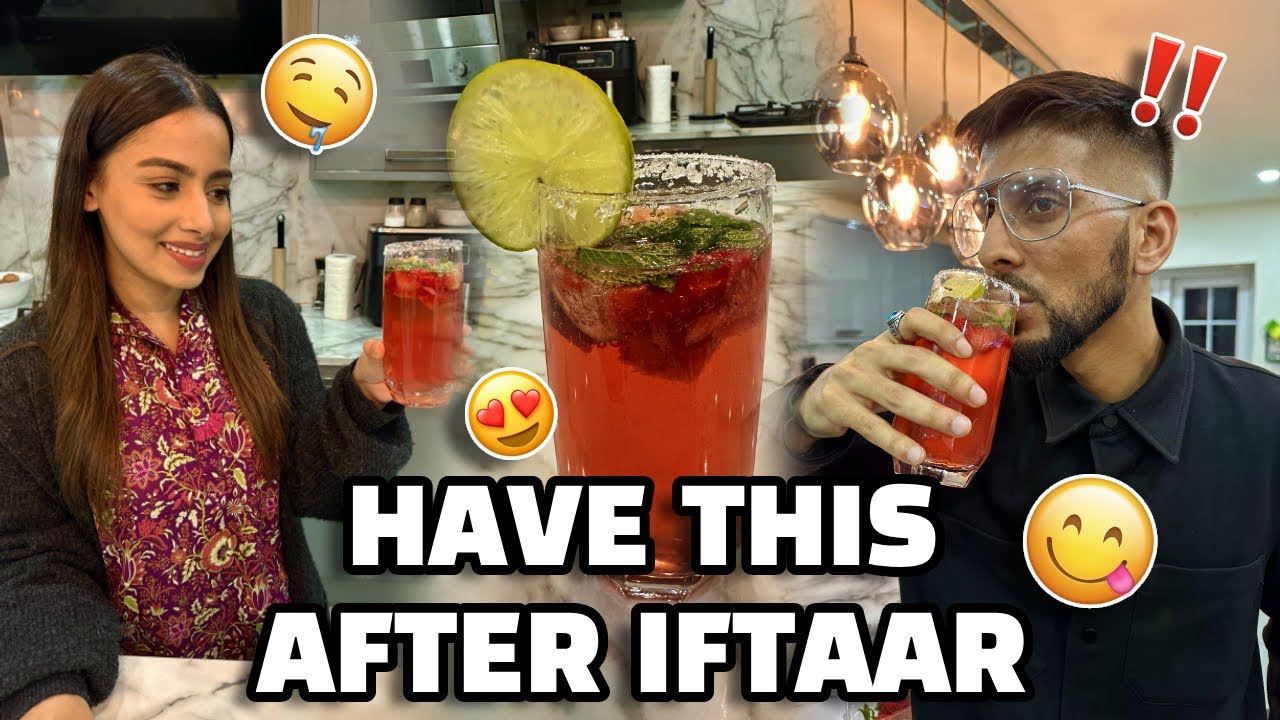 WE MADE THE MOST REFRESHING MOJITO YOU CAN MAKE AFTER IFTAR IN JUST 5 MINUTES!! 😍 WOW!!
