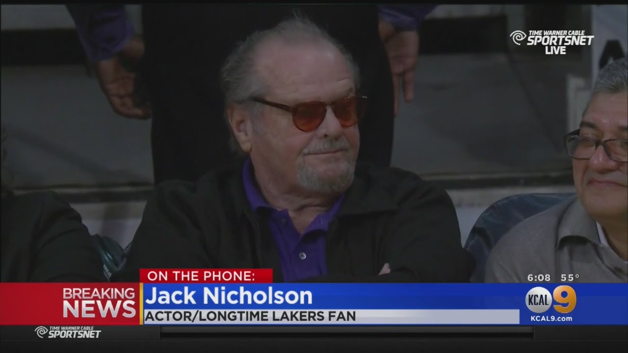 Lakers Super Fan Jack Nicholson Pays Tribute To Kobe Bryant