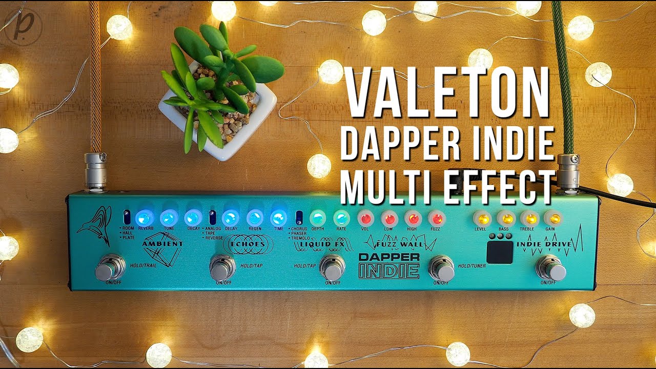 Valeton // Dapper Indie Multi-Effect (Reverb, Delay, Modulation, Fuzz, Overdrive)