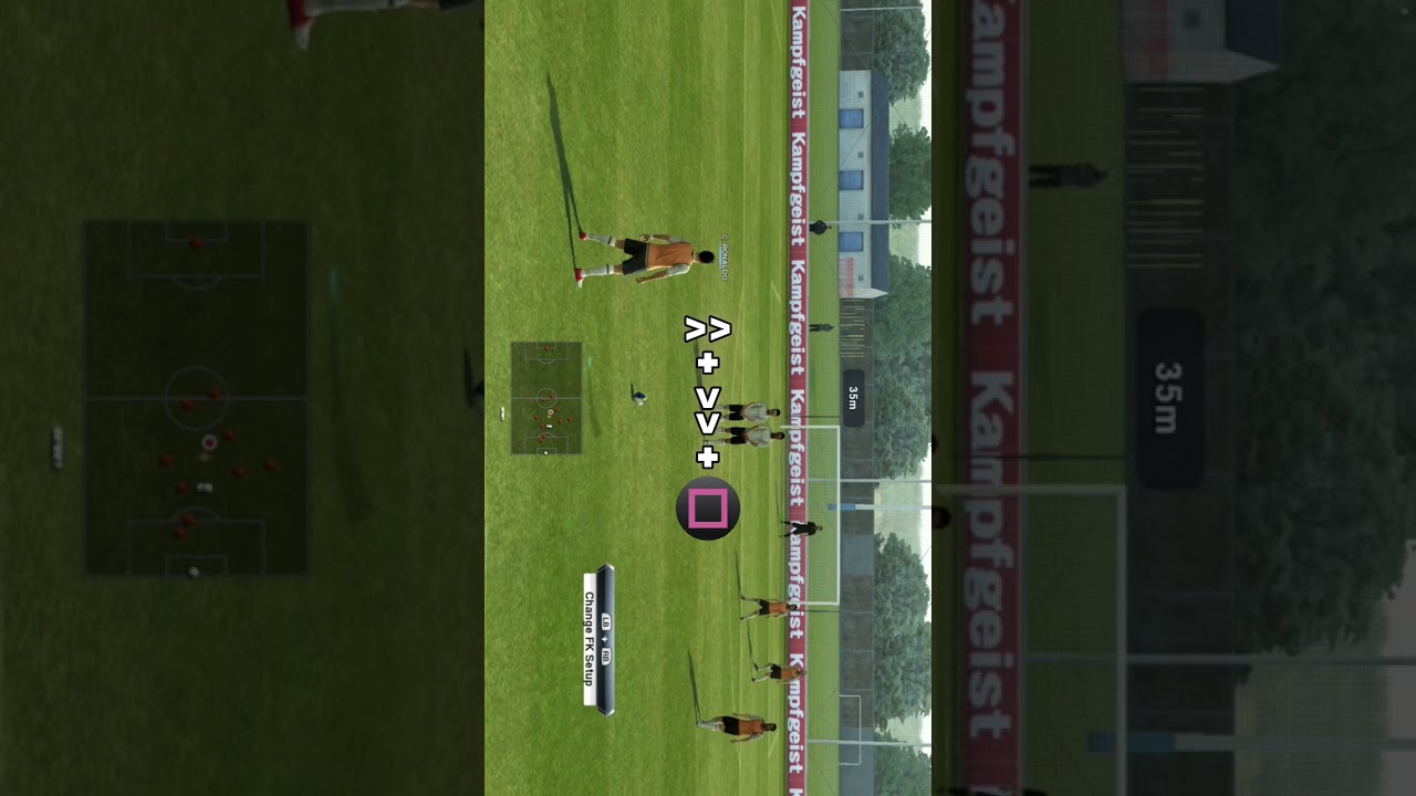 pro evolution soccer 2013 ( PES 2013 )freekick 35m ronaldo (2013)       #shortsvideo