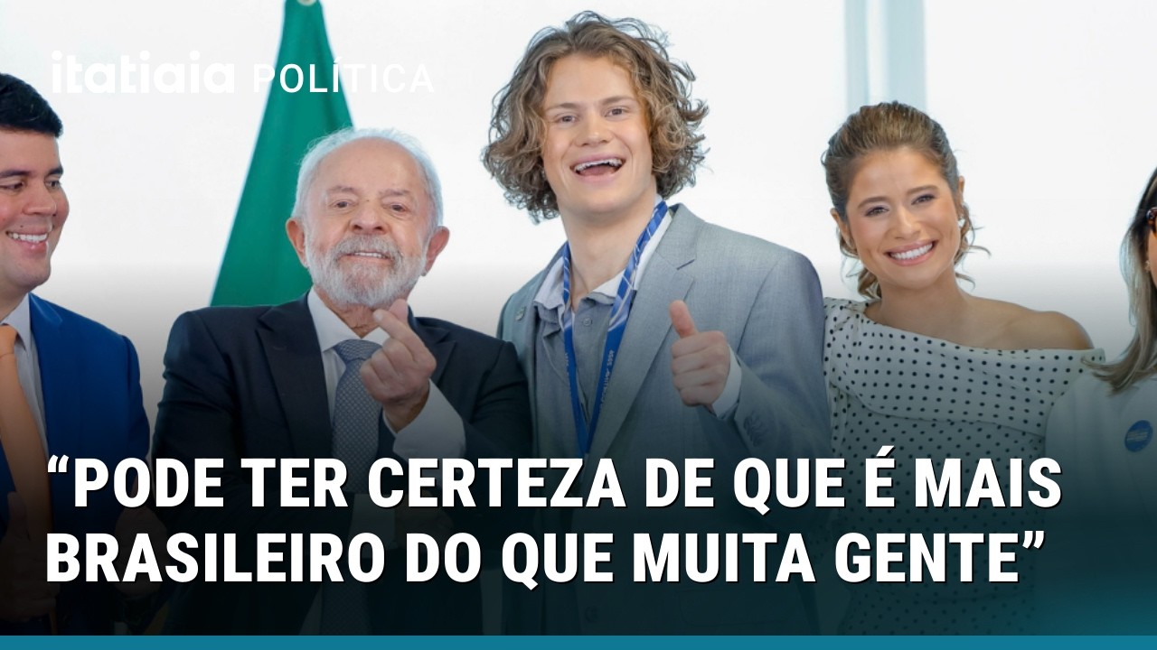 LULA EXALTA LUCAS PINHEIRO, OURO NOS JOGOS DE INVERNO: 
