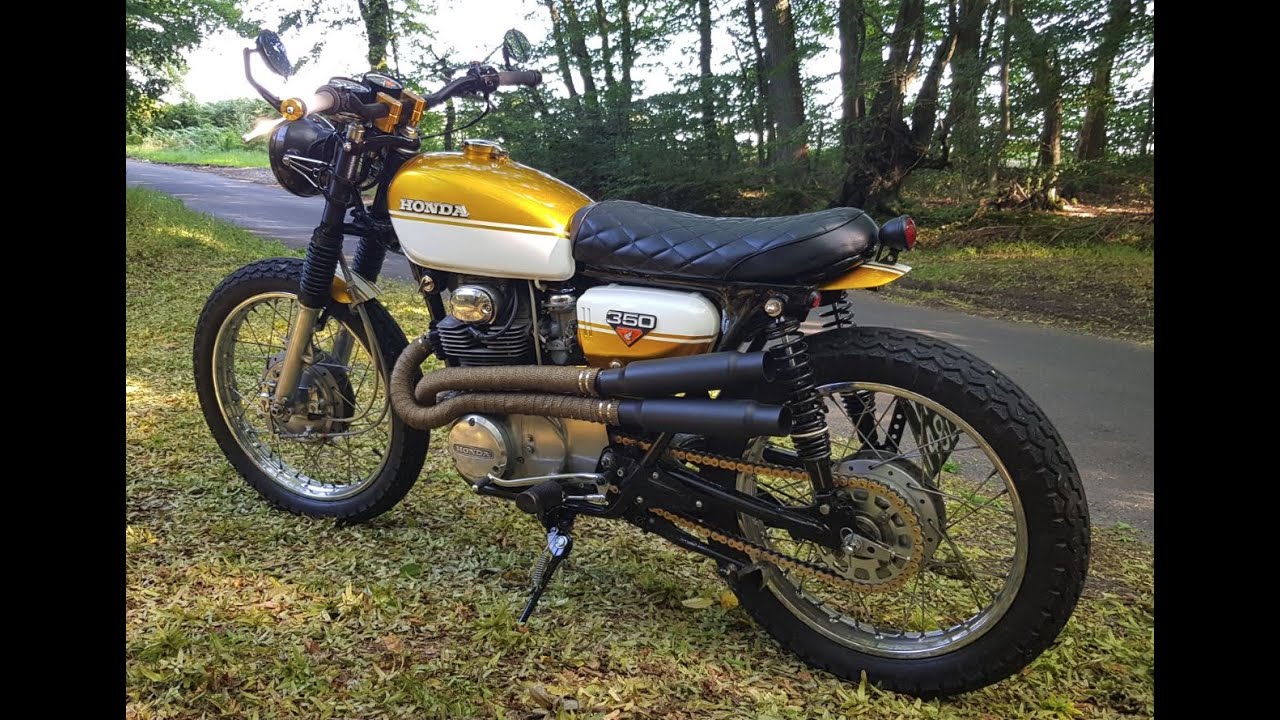 Honda CL350 brat style cafe racer custom