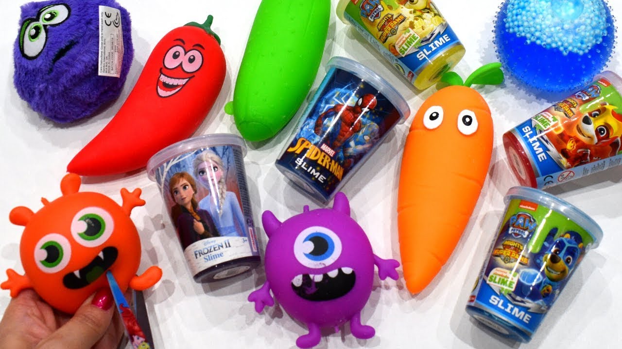 Nouveaux SLIME ACTION 💦 & Je Découpe des balles de SLIME & des ANTI-STRESS de chez ACTION ! 😱
