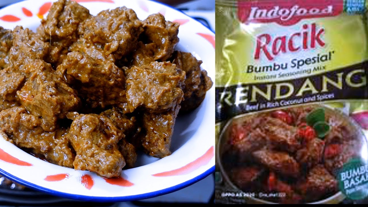 Resep rendang daging sapi bumbu racik Indofood, rasanya sama seperti di rumah makan Padang