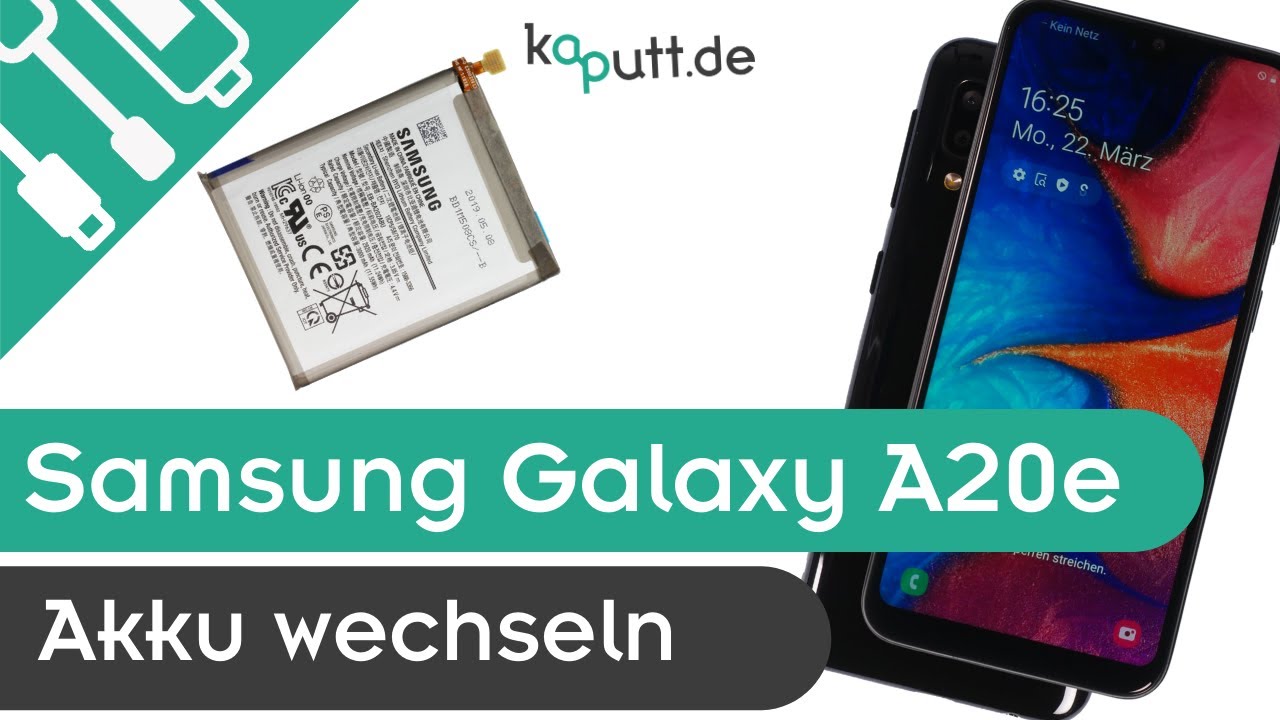 Samsung Galaxy A20e Akku wechseln | kaputt.de