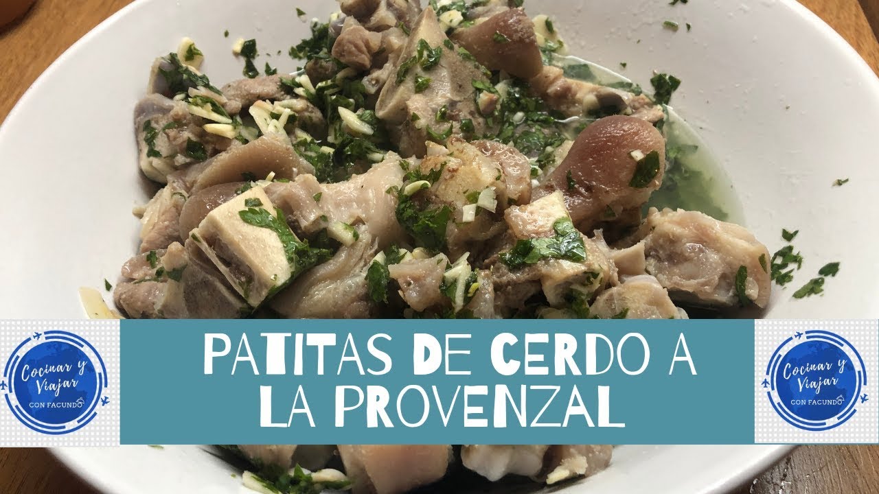 Patas de cerdo a la provenzal 7️⃣7️⃣