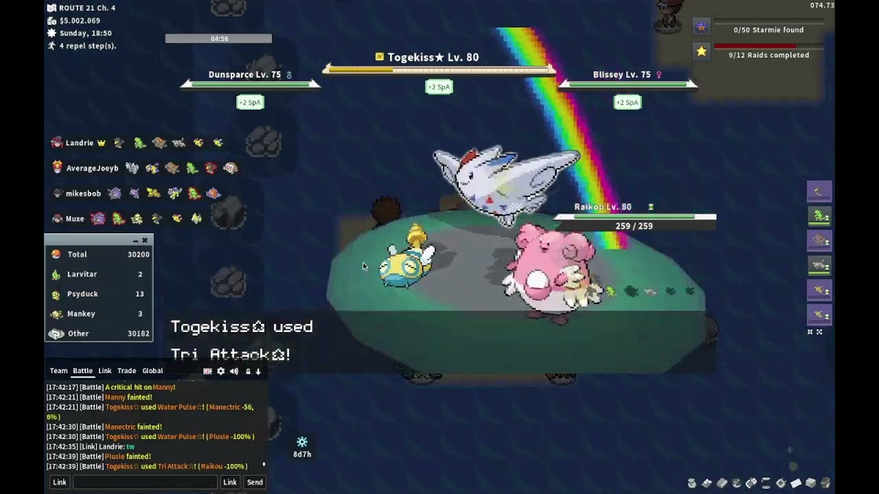 Alpha Togekiss Raid /// PokeMMO /// Xmas-Event 2025
