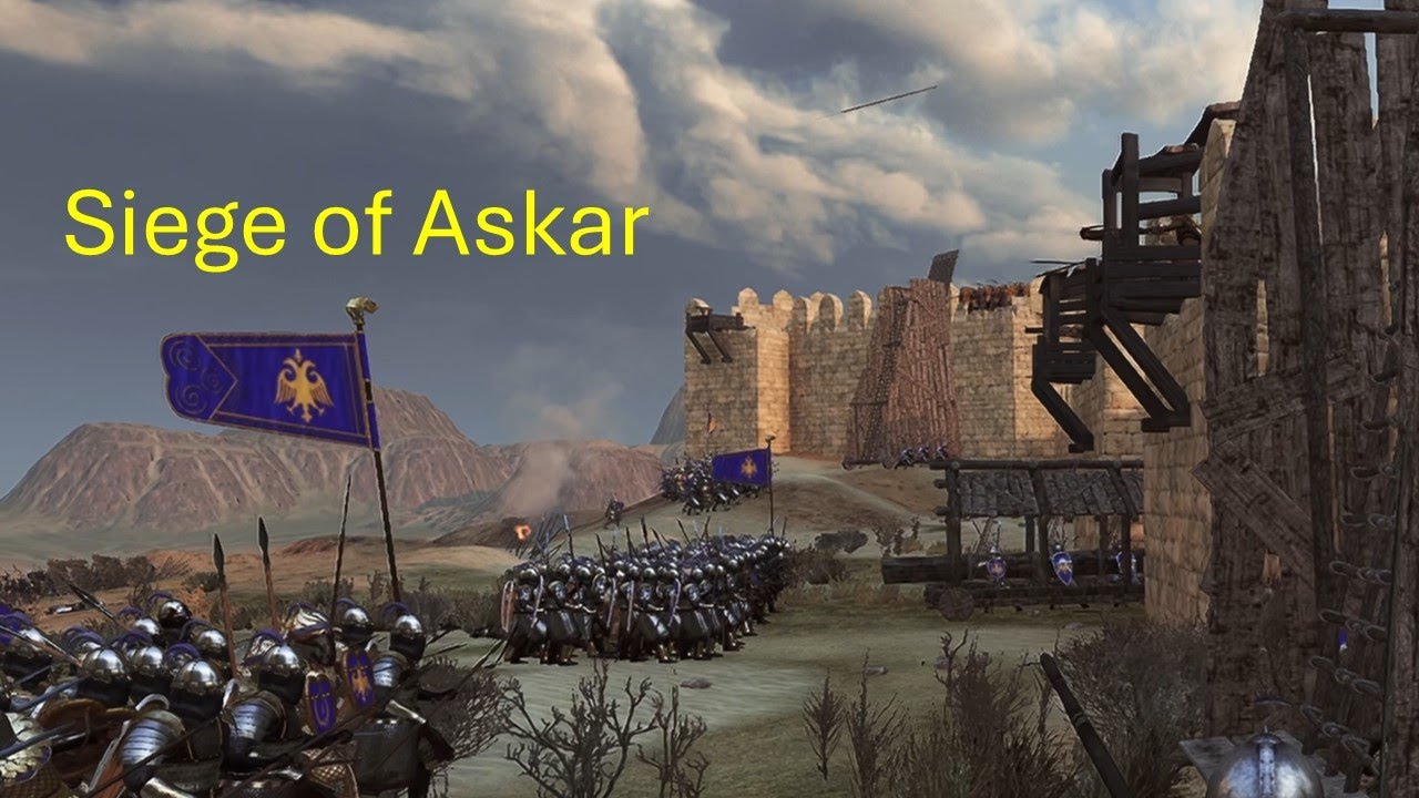 Siege of Askar (Jewel of the Aserai) / Beautiful Siege Map (High Tactics, Elite Army, Maximum Death)