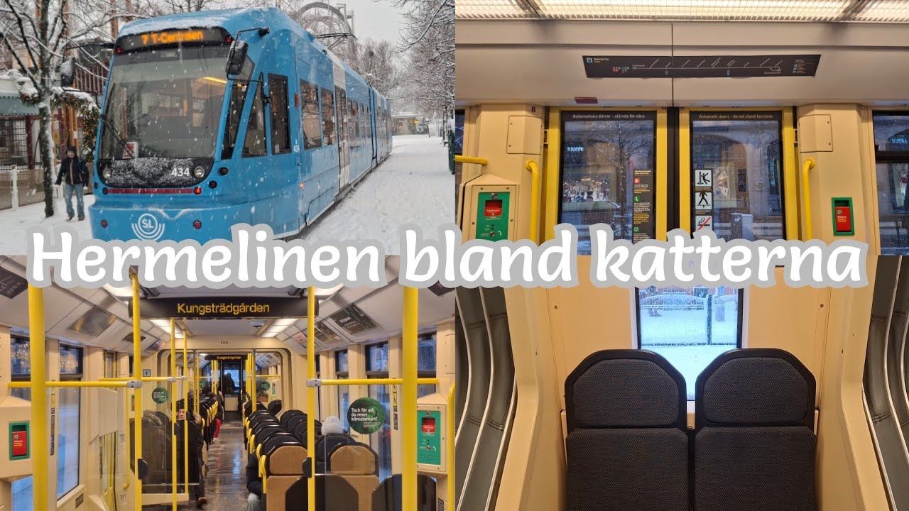 BESÖK FRÅN TVÄR- OCH NOCKEBYBANAN | Resa med A32 mellan T-Centralen och Gröna Lund
