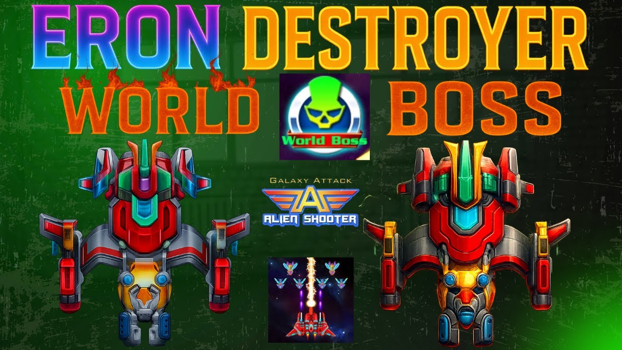 Galaxy Attack Alien Shooter #18 | World Boss Eron Destroyer | Zambario Gamers